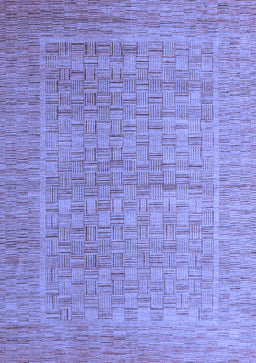 Abstract Blue Modern Rug, abs5464blu