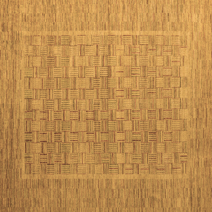 Square Abstract Brown Modern Rug, abs5464brn