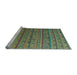 Sideview of Machine Washable Abstract Light Blue Modern Rug, wshabs5465lblu