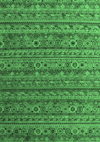 Abstract Emerald Green Modern Rug, abs5465emgrn