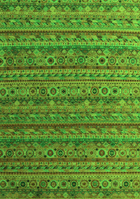 Abstract Green Modern Rug, abs5465grn