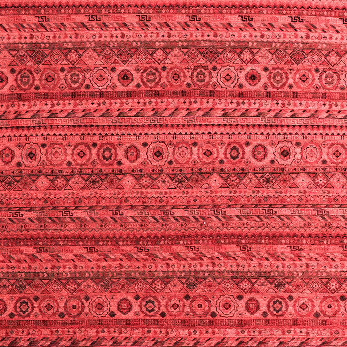 Abstract Red Modern Area Rugs