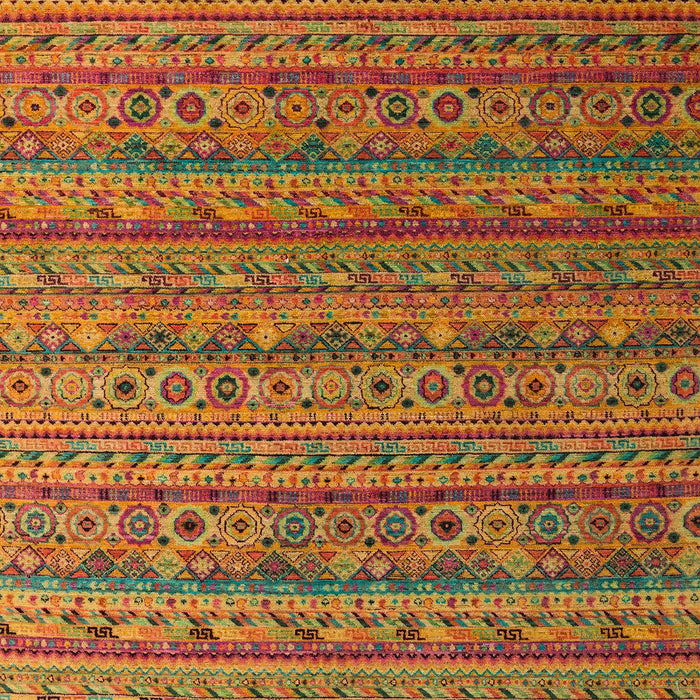 Abstract Cinnamon Brown Modern Rug, abs5465