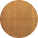 Round Abstract Brown Modern Rug, abs5466brn