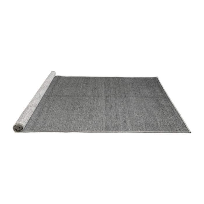 Sideview of Machine Washable Abstract Gray Modern Rug, wshabs5466gry