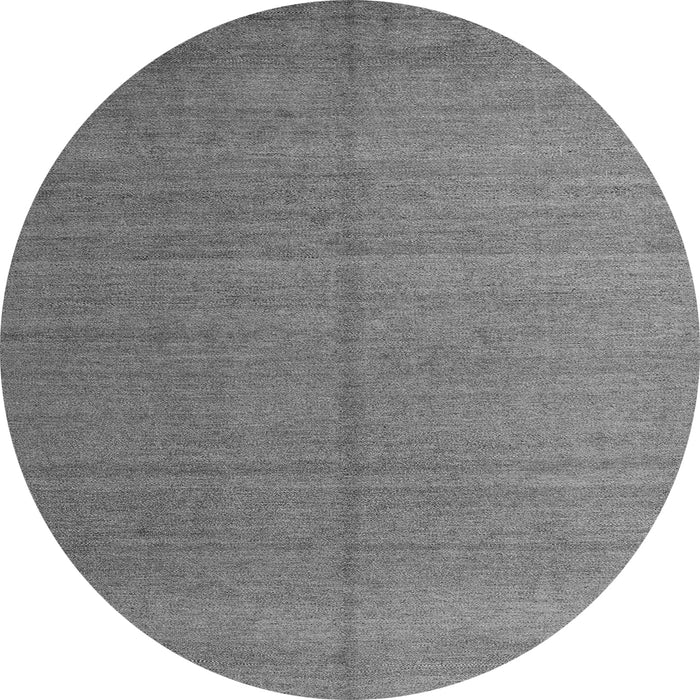 Round Abstract Gray Modern Rug, abs5466gry