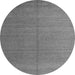 Round Abstract Gray Modern Rug, abs5466gry