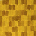 Square Checkered Yellow Modern Rug, abs5467yw