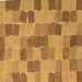 Square Machine Washable Checkered Brown Modern Rug, wshabs5467brn