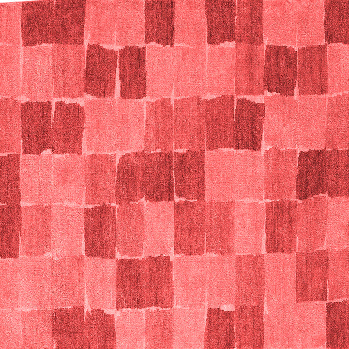 Checkered Red Modern Rug, abs5467red