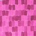 Square Checkered Pink Modern Rug, abs5467pnk