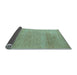 Sideview of Abstract Light Blue Modern Rug, abs5468lblu