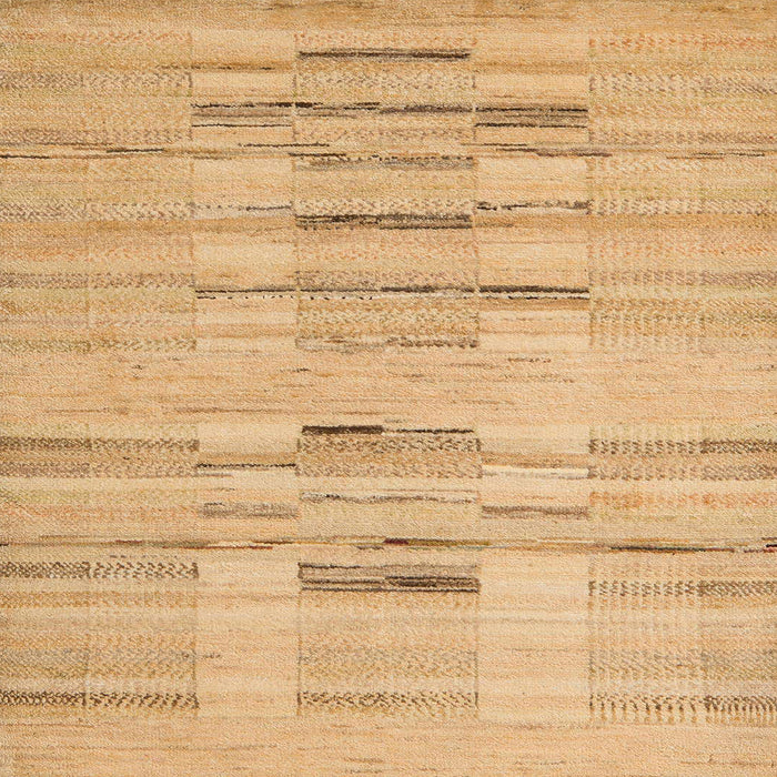 Square Machine Washable Abstract Orange Rug, wshabs5469