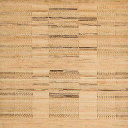 Square Abstract Orange Solid Rug, abs5469