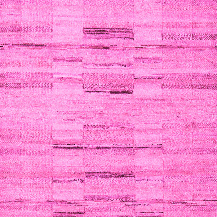 Machine Washable Solid Pink Modern Rug, wshabs5469pnk