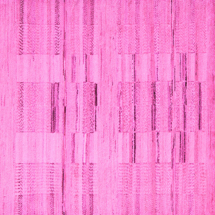 Square Machine Washable Solid Pink Modern Rug, wshabs5469pnk
