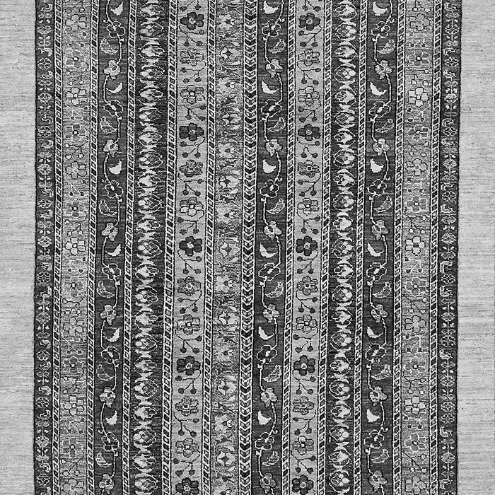 Machine Washable Abstract Gray Modern Rug, wshabs546gry