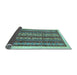 Sideview of Abstract Light Blue Modern Rug, abs546lblu