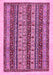 Machine Washable Abstract Pink Modern Rug, wshabs546pnk