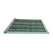 Sideview of Machine Washable Abstract Light Blue Modern Rug, wshabs546lblu