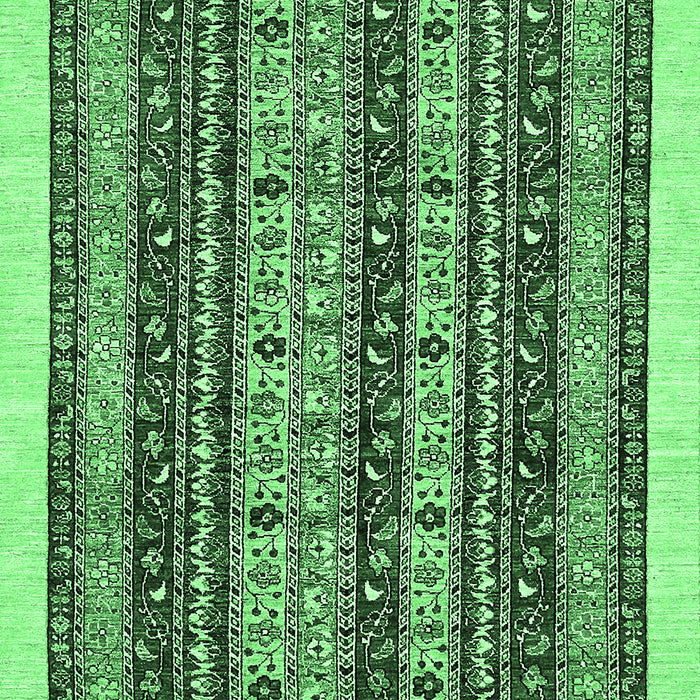 Abstract Emerald Green Modern Rug, abs546emgrn
