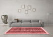 Modern Red Washable Rugs