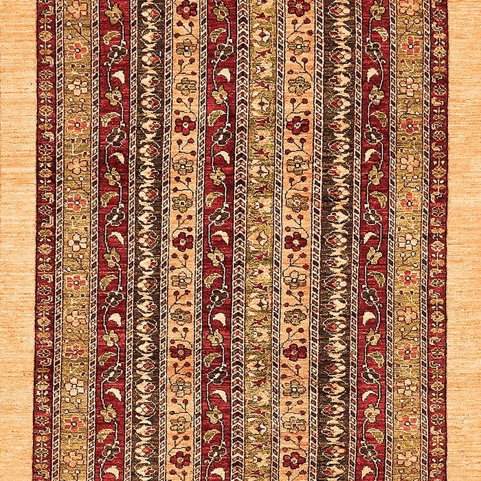 Machine Washable Abstract Orange Modern Area Rugs, wshabs546org