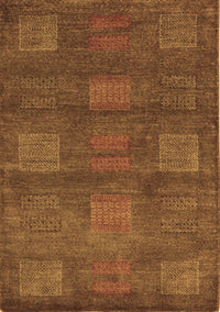 Abstract Brown Modern Rug, abs5470brn