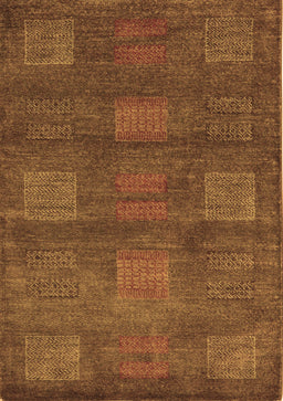 Abstract Brown Modern Rug, abs5470brn