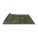 Sideview of Abstract Light Blue Modern Rug, abs5470lblu