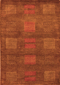 Abstract Orange Modern Rug, abs5470org