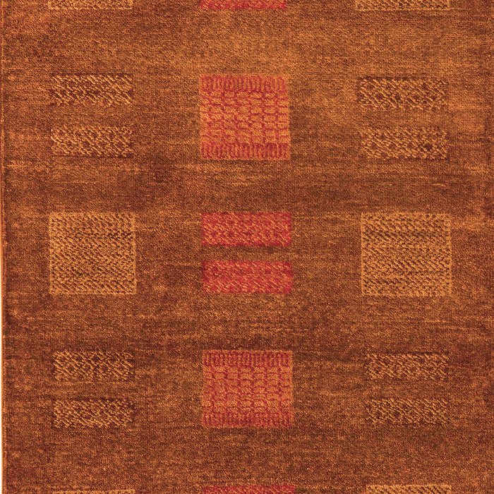 Abstract Orange Modern Rug, abs5470org