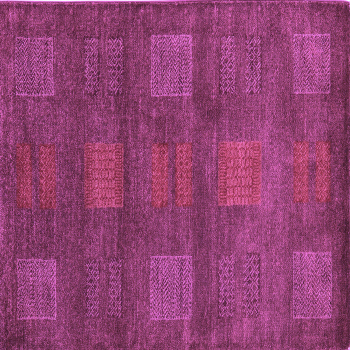 Square Abstract Purple Modern Rug, abs5470pur