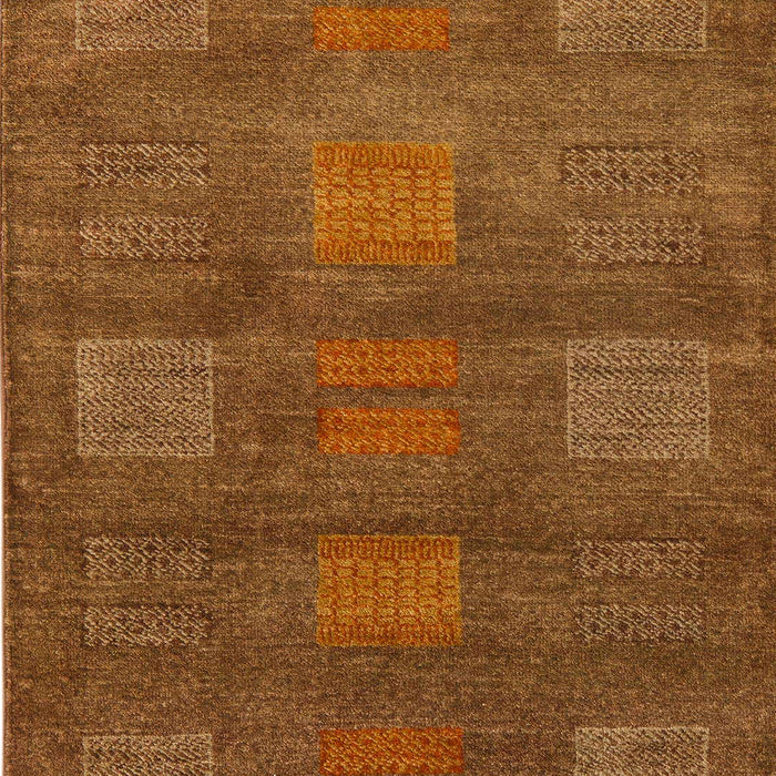 Machine Washable Abstract Sedona Brown Rug, wshabs5470