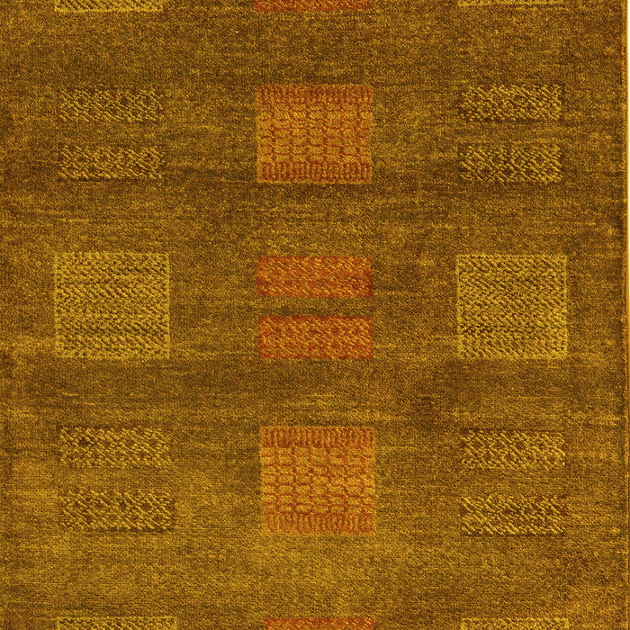 Abstract Yellow Modern Rug, abs5470yw