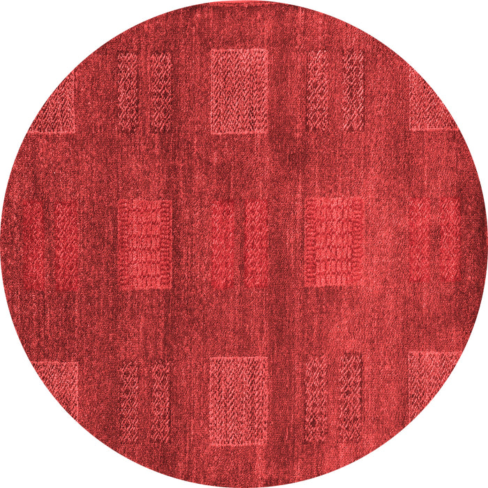 Machine Washable Abstract Red Modern Rug, wshabs5470red