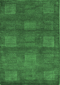 Abstract Emerald Green Modern Rug, abs5470emgrn