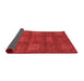 Abstract Red Modern Area Rugs