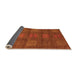 Sideview of Abstract Orange Modern Rug, abs5470org