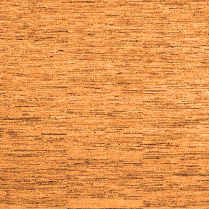 Square Machine Washable Solid Orange Modern Area Rugs, wshabs5471org