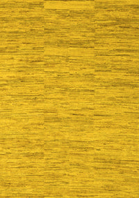 Solid Yellow Modern Rug, abs5471yw