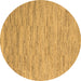 Round Solid Brown Modern Rug, abs5471brn