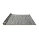 Sideview of Solid Gray Modern Rug, abs5471gry