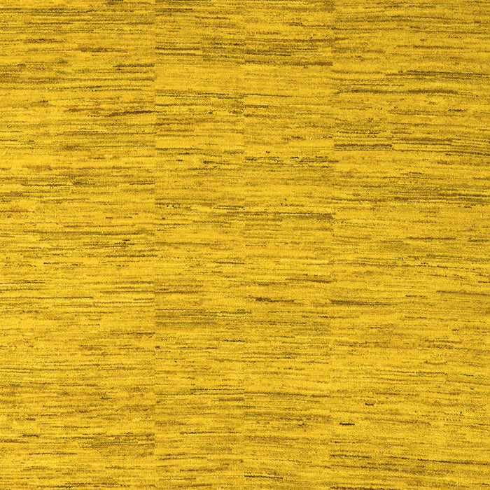 Machine Washable Solid Yellow Modern Rug, wshabs5471yw