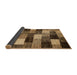 Sideview of Abstract Bronze Brown Modern Rug, abs5472