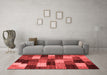 Modern Red Washable Rugs