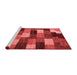 Modern Red Washable Rugs