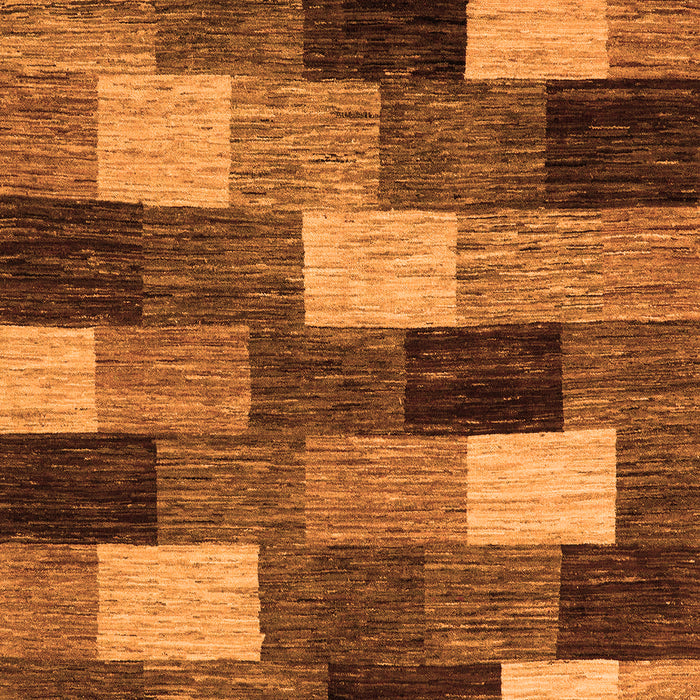 Abstract Orange Modern Rug, abs5472org