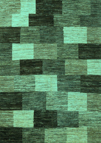 Abstract Turquoise Modern Rug, abs5472turq