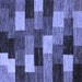 Square Abstract Blue Modern Rug, abs5472blu